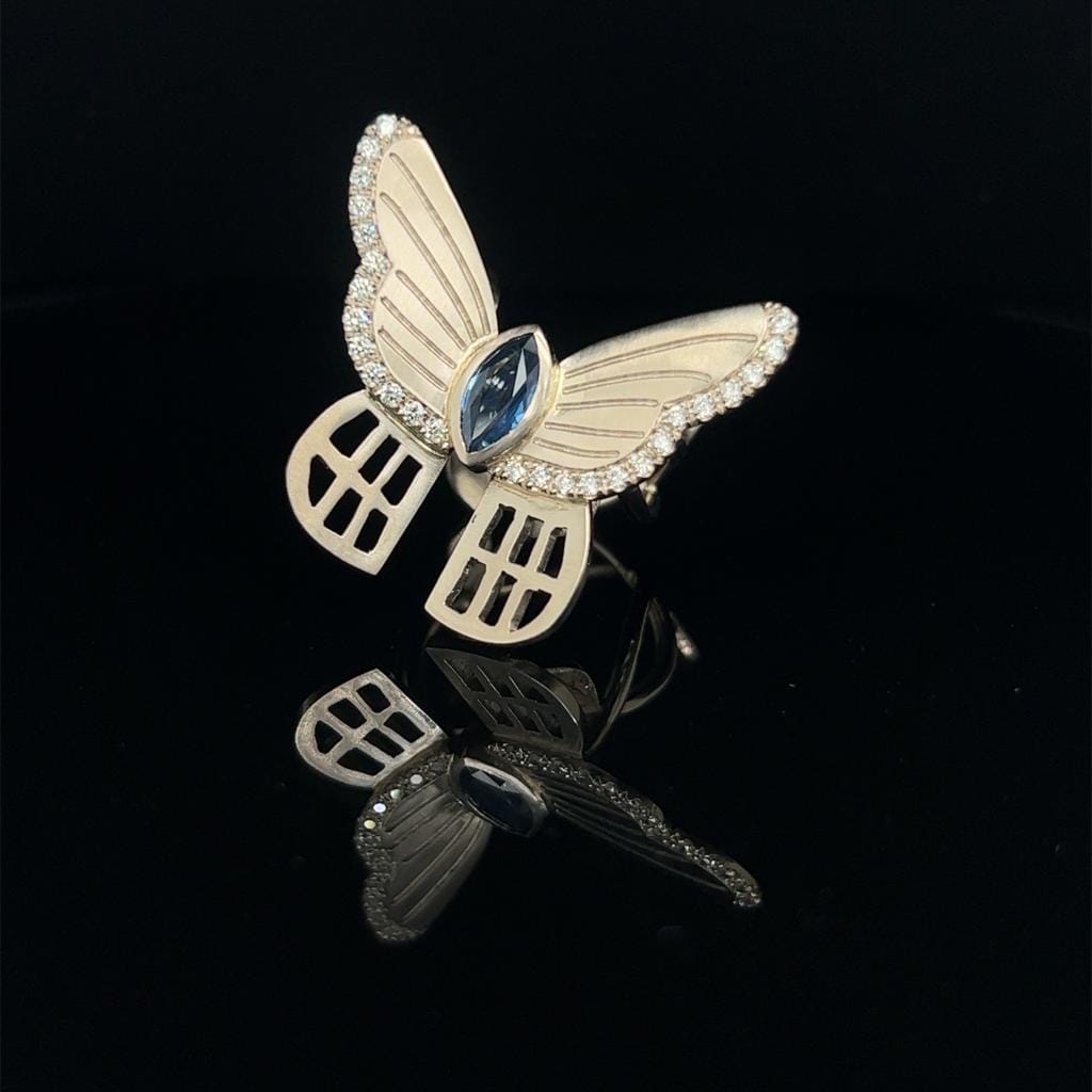 WITGOUDEN RING